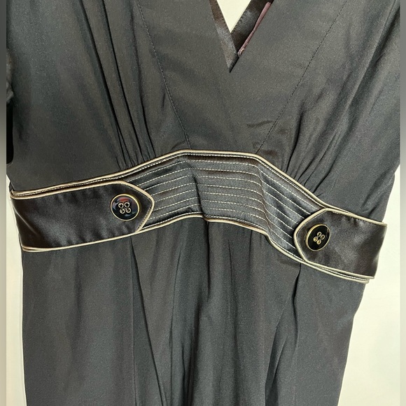 Hale Bob Short Sleeve Silk Top, NWT S - Picture 4 of 5